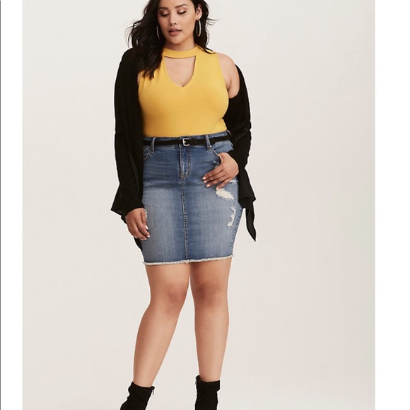 torrid Dresses & Skirts - Denim skirt size 22